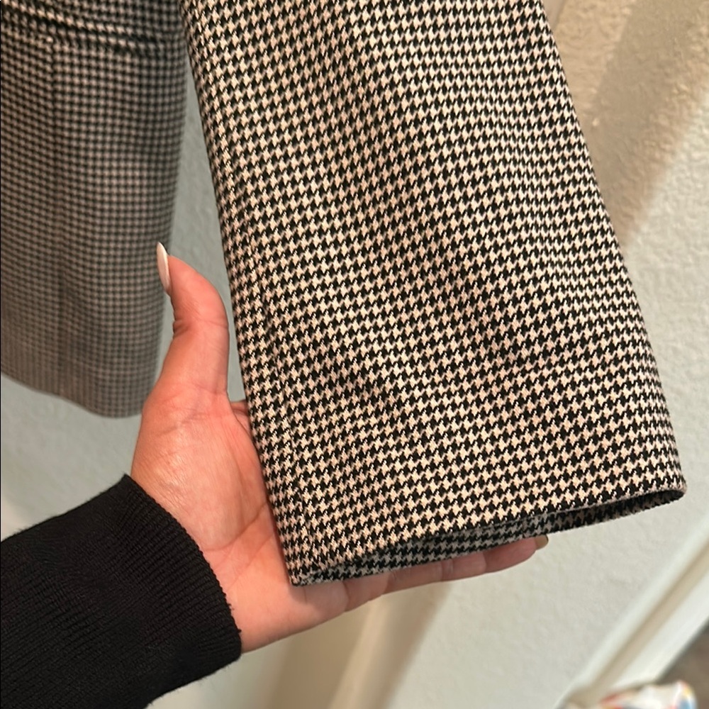 H&M Houndstooth Blazer XS Dark Academia 90s Aesthetic - Picture 5 of 7